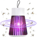 Lampe USB portable anti-moustiques 360° choc électrique Faible consommation Rechargeable piège à insectes Intérieur extérieur Jardin Camping 4