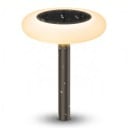 Lampes de jardin solaires 2 pcs Couleurs changeantes Diamètre 14 cm À planter ou à poser Éclairage extérieur des chemins, allées, terrasses et jardins 6
