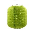 Lampion din hârtie suspendat de 15 cm lanternă decorativă cu flori tăiate pentru nunți, zile de naștere, petreceri și decor interior 2