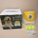 Lanceur automatique de balles pour chiens avec chargement USB, lanceur interactif de balles de tennis avec trois distances de lancer 4