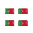 Landsflag klistermærker 4 stk. 13
