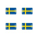 Landsflag klistermærker 4 stk. 14