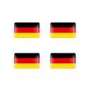Landsflagga klistermärken 4 st 17