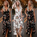 Lang blomstret boho-kjole 2