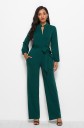 Lång jumpsuit för kvinnor med rosett 8