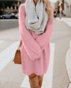 Lang pelset sweater til kvinder 4
