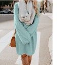 Lang pelset sweater til kvinder 8