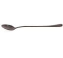 Lang ske til limonade i høje glas Metal ske med blank overflade og slank håndtag Længde 19,5 cm Bredde 2,7 cm 1