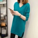 Lang sweater til kvinder G427 6