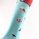 Långa strumpor med broderi 4