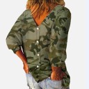 Langærmet camouflage-T-shirt til kvinder 6