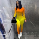 Langærmet sportsjumpsuit til kvinder 2