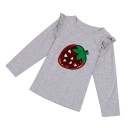 Langærmet T-shirt til piger B1628 5