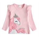 Langærmet T-shirt til piger T2525 5