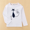 Langærmet T-shirt til piger T2554 A