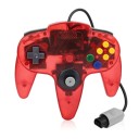 Langallinen retro-ohjain N64-konsolille, jossa on 10 painiketta ja tarkka joystick. Ergonominen peliohjain Nintendo 64:lle kahdeksassa 1