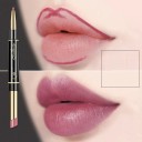 Langanhaltender Lippenstift und Lipliner 2 in 1 Matter Lippenstift und Liplinerstift, wasserfeste Kosmetik 1