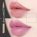 Langanhaltender Lippenstift und Lipliner 2 in 1 Matter Lippenstift und Liplinerstift, wasserfeste Kosmetik 5