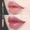 Langanhaltender Lippenstift und Lipliner 2 in 1 Matter Lippenstift und Liplinerstift, wasserfeste Kosmetik 8