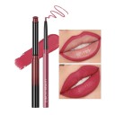 Langanhaltender Lippenstift und Lipliner. Matte Lippenstift- und Lipliner. Wasserfeste Kosmetik 9