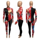 Långärmad jumpsuit för kvinnor A2558 4