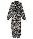 Långärmad skjorta jumpsuit för kvinnor 7