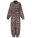 Långärmad skjorta jumpsuit för kvinnor 8