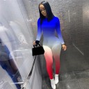 Långärmad sport jumpsuit för kvinnor 3