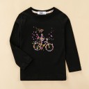 Långärmad T-shirt för tjejer T2507 1