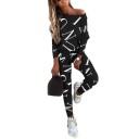 Langarmshirt und Leggings für Damen B917 6