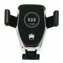 Langaton autolaturi 10 W puhelimen tuuletinpidikkeellä Micro USB -liitin Materiaali ABS ja polykarbonaatti Mitat 11 x 7,3 x 3,5 cm 3