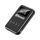 Langaton bluetooth 5.0 -adapteri autoon näytöllä 3,5 mm jack -liitin Micro SD-korttipaikka 300 mAh akku 10 m kantama Jack-RCA-kaapeli 2