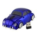 Langaton hiiri retro-auton muodossa, jossa on valaistut valot tietokoneelle ja kannettavalle, USB-vastaanotin 2,4 GHz, Tarkkuus 1000 DPI 3