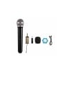 Langaton käsimikrofoni karaokelle Dynaaminen kardioidi Taajuusalue 40 Hz - 18 kHz 6,35 mm:n jack ja sovitin 3,5 mm 2x AA Musta 3