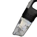 Langaton käsipölynimuri 120W 5V musta Tehokas ladattava kannettava pölynimuri nopealla latauksella autoon ja kotiin säiliö <0,5 l 7