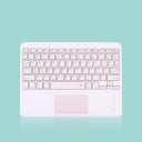 Langaton mini näppäimistö kosketusalustalla Bluetooth-laitteille QWERTY-asettelu Toimintonäppäimet ja nuolinäppäimet Litiumakku 1