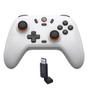 Langaton peliohjain Hall Effect Joystick -peliohjain Bluetoothilla Switchille, Androidille, IOS:lle, PC:lle, Steamille, 600 mAh, 15.5 x 10.4 x 6.1 cm 3
