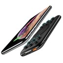 Langaton powerbank 10000 mAh imukupilla puhelimille Nopea lataus PD ja QC 3.0 Ilman kaapelia jopa 10 W Ulostulot 2x USB ja USB-C Musta 2