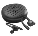 Langattomat korvakuulokkeet, joissa on nappikuulokkeet ja mikrofon Bluetooth 5.0 -yhteydellä, kantama 10 m Musiikin ja puheluiden hallinta 5