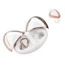 Langattomat nappikuulokkeet bluetooth 5.0:lla Musiikin ja puheluiden hallinta Kesto 5 tuntia Soikea laatikko kahdella kannella Muovia 3