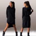Lange asymmetrische sweater voor dames 2