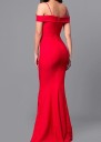 Lange avondjurk rood 2