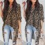 Lange Bluse mit Leopardenmuster 3