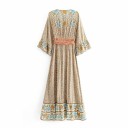 Lange Boho-jurk met wijde mouwen 3
