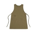 Lange dames schort 96x65 cm Waterdichte werkkeuken schort met zakken voor koken, schilderen, cosmetica en nagels 6