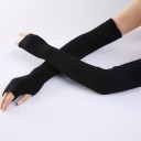 Lange dames zondervingerhandschoenen 2