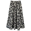 Lange damesrok met bloemen 4