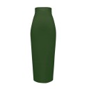 Lange damesrok met hoge taille 15