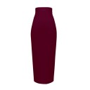 Lange damesrok met hoge taille 10