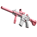 Lange elektrische waterpistool 62 cm met demper, handvat, richtkijker en watertank Oplaadbare batterij en USB-kabel 2